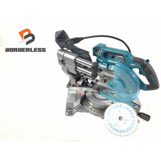 マキタ(Makita)の☆比較的綺麗☆ makita マキタ 40Vmax 165mm 充電式スライドマルノコ LS001G 青/ブルー 本体のみ 88708(工具)