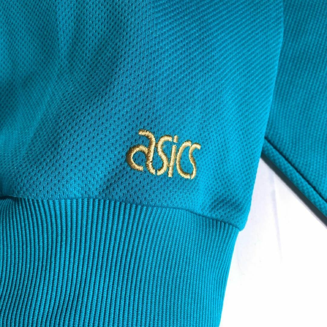 asics(アシックス)のレトロ古着 asics 襟付き プルオーバー トラックジャケット ジャージ XL メンズのトップス(ジャージ)の商品写真