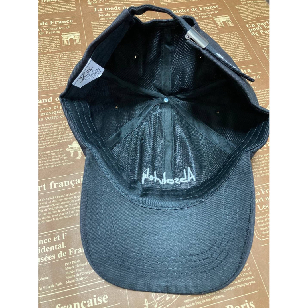 ロゴキャップ 帽子 ブラック おしゃれ 黒 ユニセックス 韓国 スポーツ 新品 レディースの帽子(キャップ)の商品写真