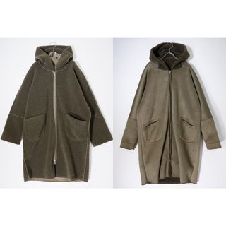 Lou Andrea/ルーアンドレア L'Appartementアパルトモン購入2022AW Mouton Fake Hood Coatムートン フェイク フードコート【S】【LCTA74606】(その他)