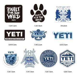 イエティ(YETI)の<YETI>アウトドア キャンプ ギーヤ 防水 ステッカー 20枚入(その他)