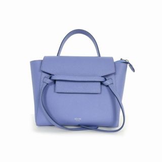 セリーヌ(celine)のセリーヌ CELINE マイクロベルトバッグ ハンドバッグ ショルダー 青(その他)