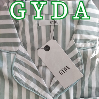ジェイダ(GYDA)の非売品 ジェイダ ストライプ サテン ルームウェア セット サイズM 未使用品(ルームウェア)