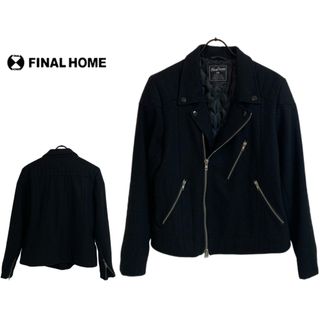 ファイナルホーム(FINAL HOME)のFINAL HOME VINTAGE ダブルライダースジャケット ブラック M(ライダースジャケット)