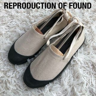 リプロダクションオブファウンド(REPRODUCTION OF FOUND)のリプロダクションオブファウンドフレンチミリタリーエスパドリーユスリッポン生成り(スリッポン/モカシン)