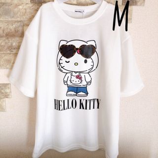 サンリオ(サンリオ)のハローキティ　キティ　キティちゃん　メンズ　洋服　半袖　tシャツ M(Tシャツ/カットソー(半袖/袖なし))