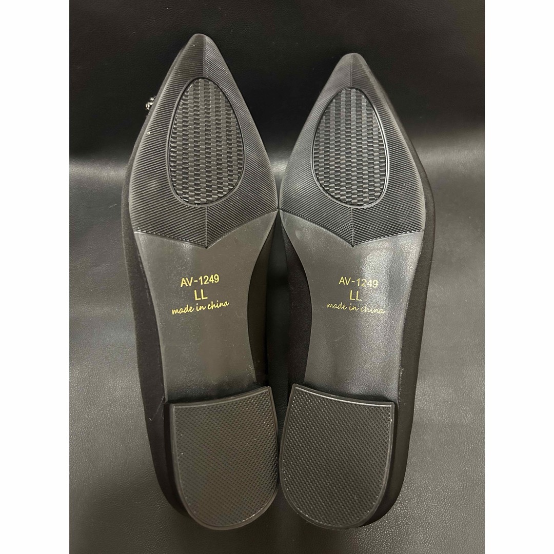 しまむら(シマムラ)の新品 Adagiona レディースパンプス ブラック サイズLL 25.0cm レディースの靴/シューズ(ハイヒール/パンプス)の商品写真
