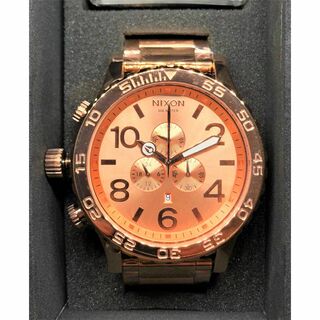 ニクソン(NIXON)のニクソン NIXON 腕時計 クロノグラフ A083-897 ローズゴールド(腕時計(アナログ))