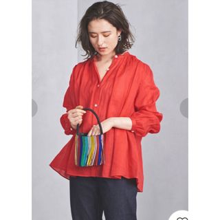 ユナイテッドアローズ(UNITED ARROWS)の新品未使用　united arrows ユナイテッドアローズ　ラミーブラウス(シャツ/ブラウス(長袖/七分))