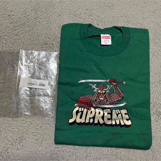 シュプリーム(Supreme)の21ss Supreme Samurai tee  tシャツ　サムライ　M 緑(Tシャツ/カットソー(半袖/袖なし))