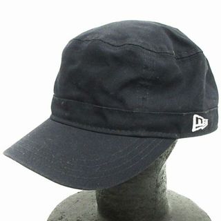 ニューエラー(NEW ERA)のニューエラ ワークキャップ 帽子 ダックコットン ネイビー 7 3/8 ■SM(キャップ)