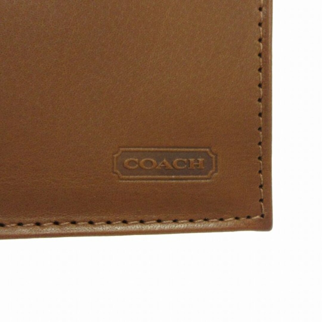COACH(コーチ)のコーチ COACH 美品 カードケース 名刺入れ レザー 4506 茶 ■SM1 メンズのファッション小物(名刺入れ/定期入れ)の商品写真