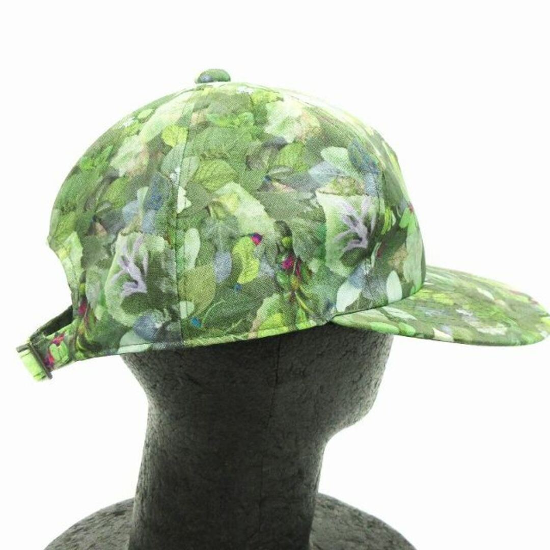 CA4LA(カシラ)のカシラ × SAKIE. キャップ 帽子 ボタニカル柄 総柄 緑 ■SM1 メンズの帽子(キャップ)の商品写真