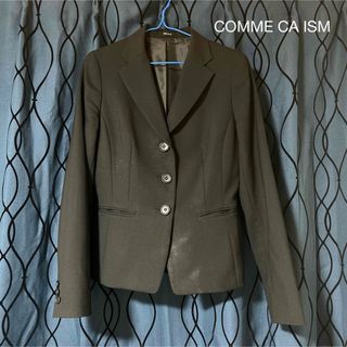 コムサイズム(COMME CA ISM)のCOMME CA ISM 三つボタン テーラードジャケット ブラック(テーラードジャケット)