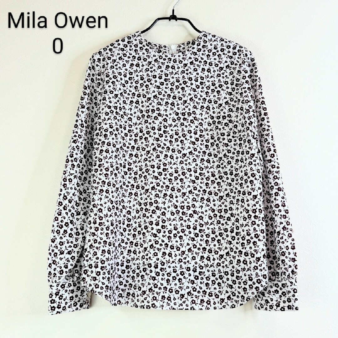 Mila Owen(ミラオーウェン)のミラオーウェン ブラウス ボタニカル柄 レディースのトップス(シャツ/ブラウス(長袖/七分))の商品写真