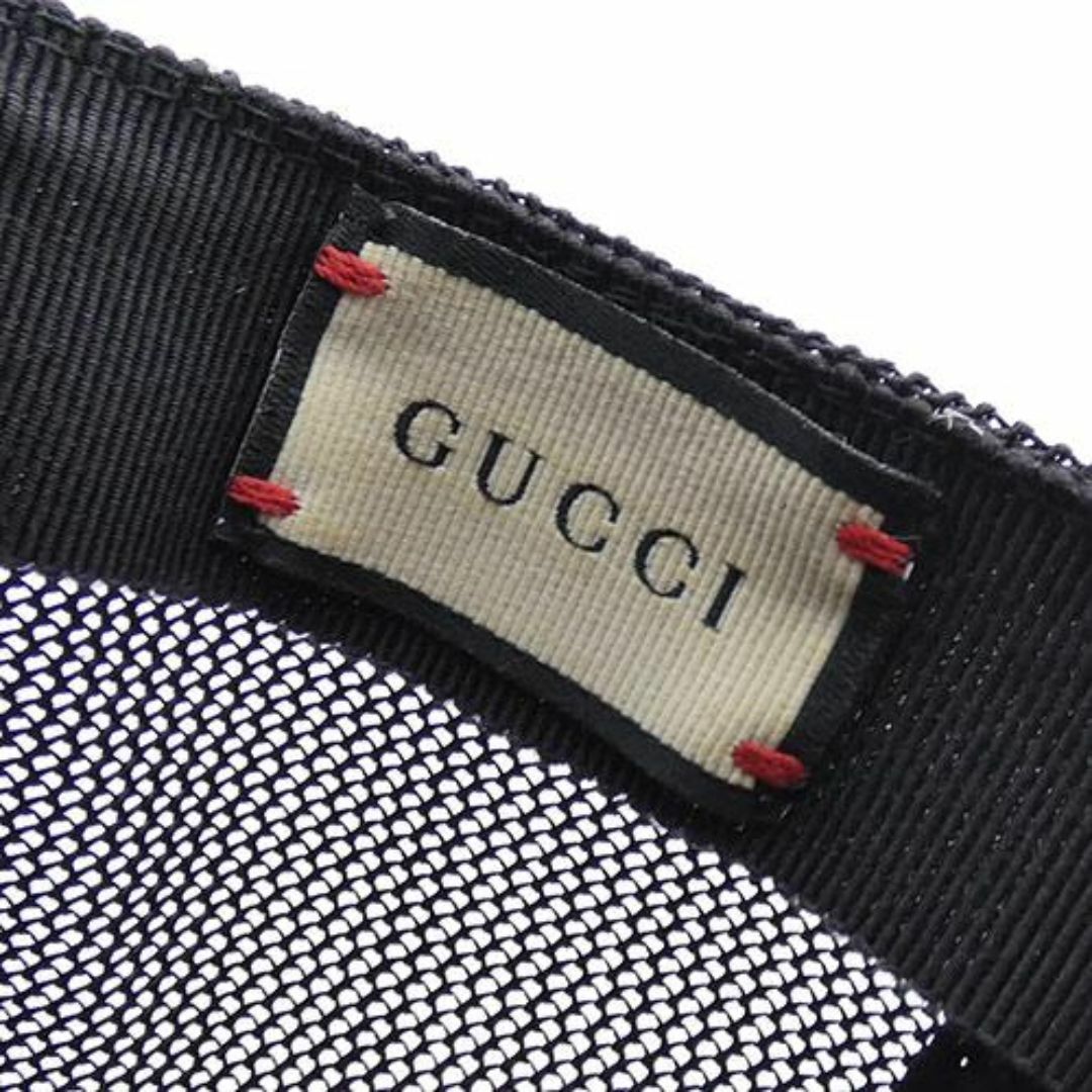 Gucci(グッチ)のグッチ 帽子 GUCCI GGスプリームxメッシュ ベースボール キャップ キングスネーク L 59cm ベージュ メンズ 426887 06229 メンズの帽子(キャップ)の商品写真