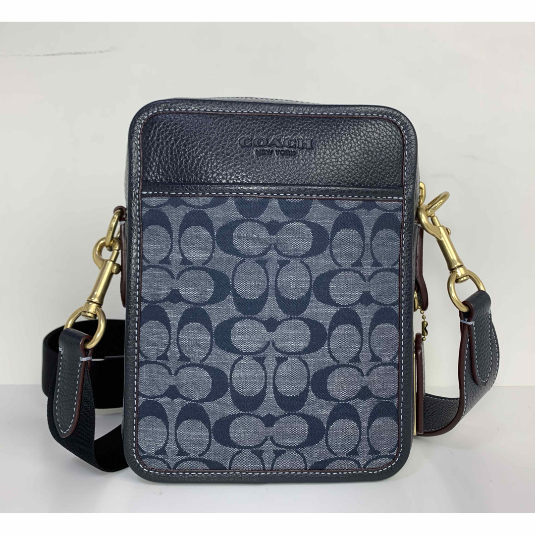 COACH(コーチ)の新品同様★ コーチ COACH シャンブレー サリバン ショルダーバッグ メンズのバッグ(ショルダーバッグ)の商品写真