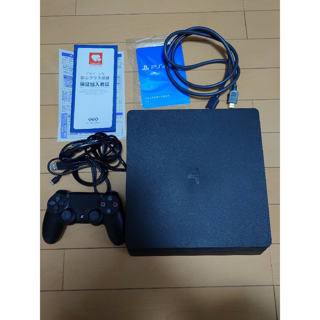 PlayStation4(プレイステーション4)のPS4 1TB CUH-2100B B01BLACK エンタメ/ホビーのゲームソフト/ゲーム機本体(家庭用ゲーム機本体)の商品写真