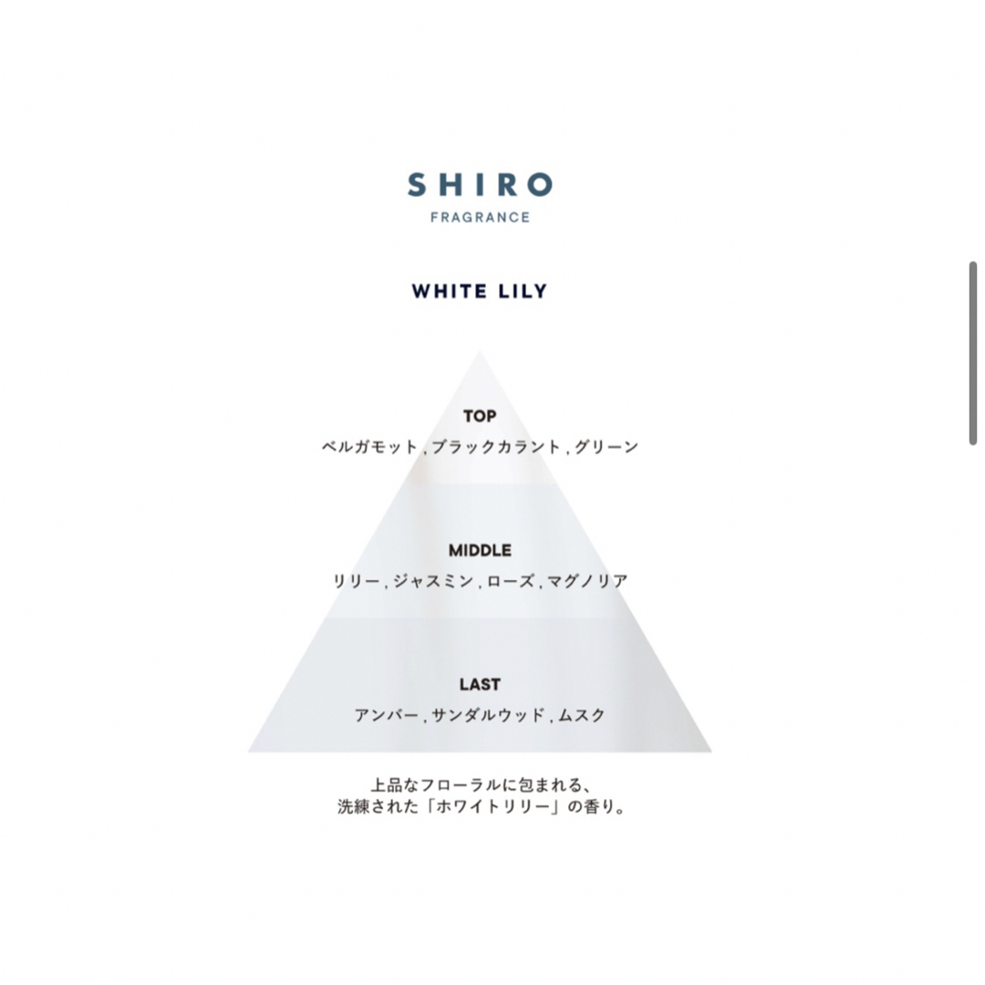 shiro(シロ)のSHIROホワイトリリークレイハンドソープ145ml コスメ/美容のボディケア(その他)の商品写真
