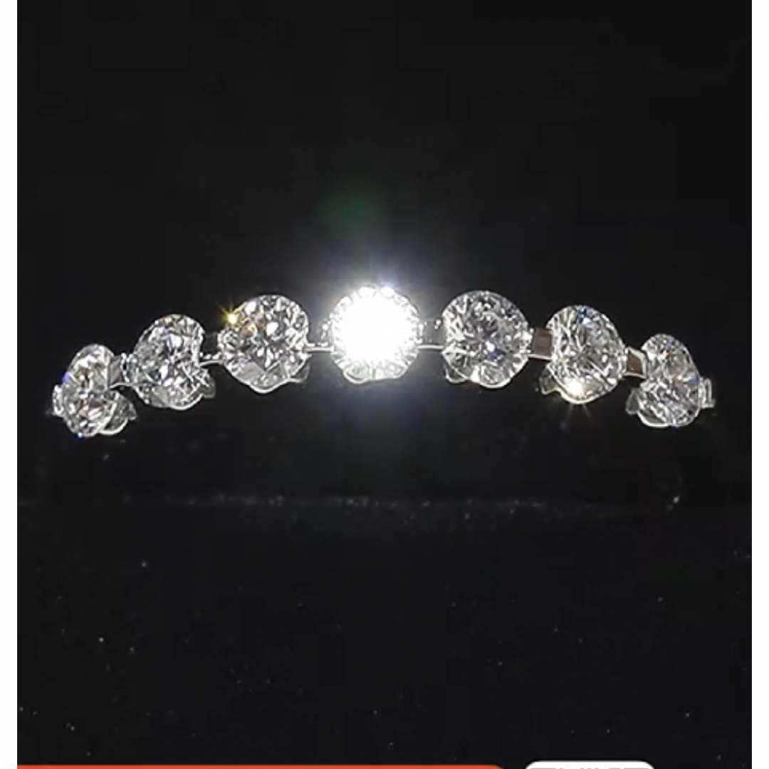 PT950 H&Cダイヤモンド　リリーダイヤ　 リング  GSTV エタニティ レディースのアクセサリー(リング(指輪))の商品写真