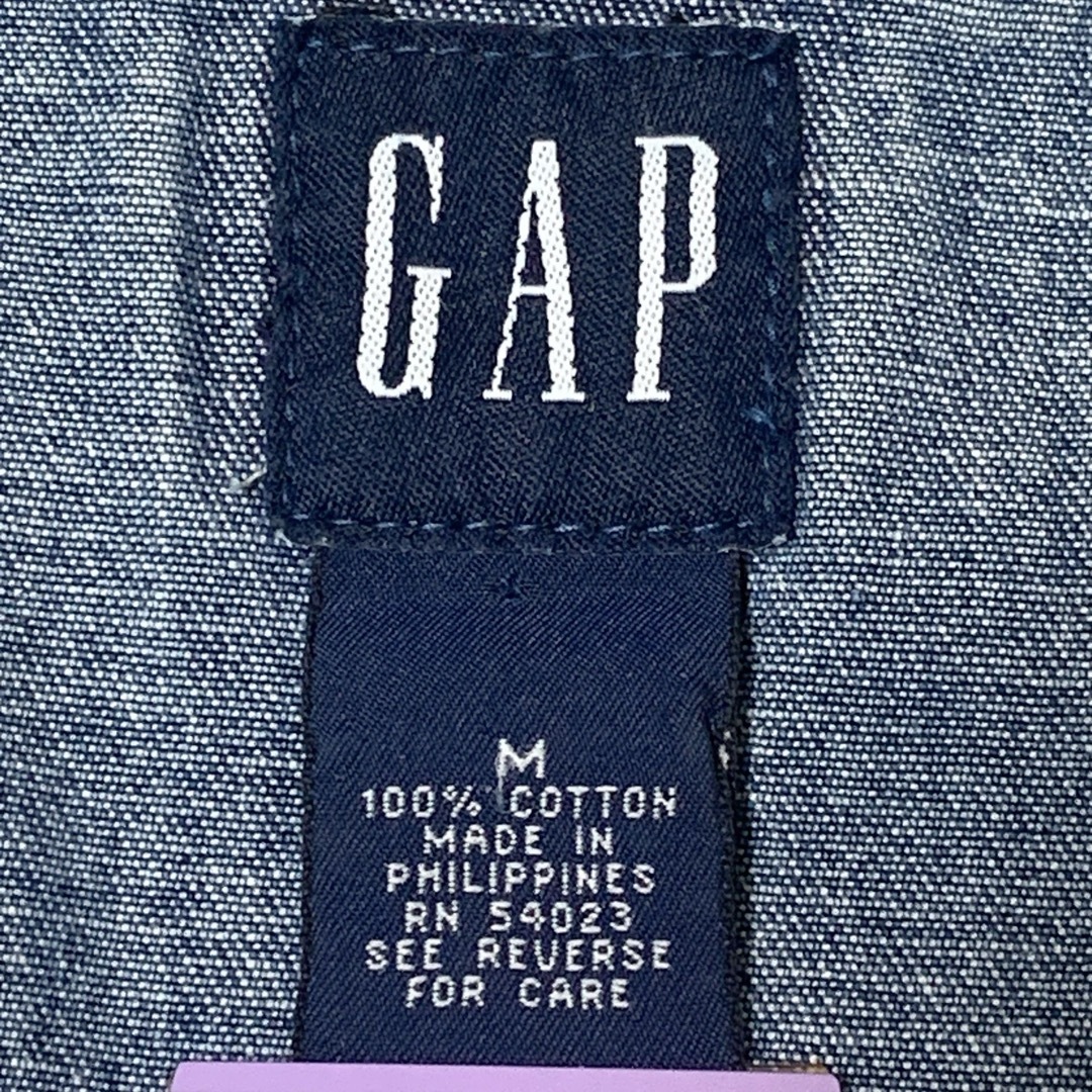 GAP(ギャップ)の古着　GAPギャップ　オーバーオール　つなぎ　デニム　ブルー・青　海外製 メンズのパンツ(サロペット/オーバーオール)の商品写真