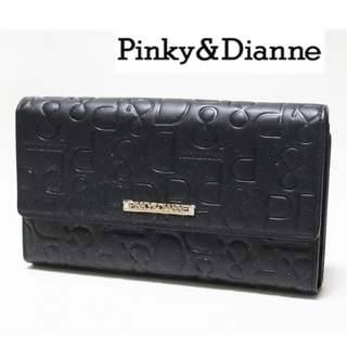 ピンキーアンドダイアン(Pinky&Dianne)の《ピンキー＆ダイアン》新品 P&Dロゴ型押し ラメ入りレザー かぶせ式長財布(財布)