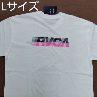 RVCA - [新品] RVCA ルーカ Tシャツ RVCAロゴ バックプリント 白 Lサイズ