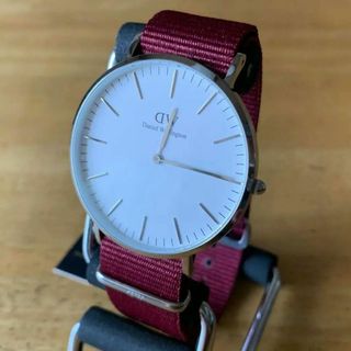 Daniel Wellington - 【新品】ダニエルウェリントン 腕時計 DW00100268 ホワイト/レッド