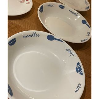 CORELLE - 3枚コレールCorelle 深皿 皿 プレート 割れにくい 軽量 電子レンジ対応