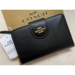 コーチ(COACH)の[新品未使用]✨COACH二つ折り財布✨ミニ財布(財布)