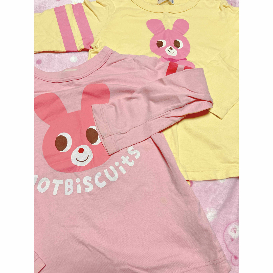 HOT BISCUITS(ホットビスケッツ)のホットビスケッツ　110 ロンT キッズ/ベビー/マタニティのキッズ服女の子用(90cm~)(Tシャツ/カットソー)の商品写真