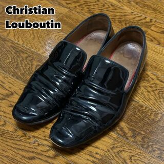 クリスチャンルブタン(Christian Louboutin)のChristian Louboutin エナメルシューズ プレーントゥ(ブーツ)