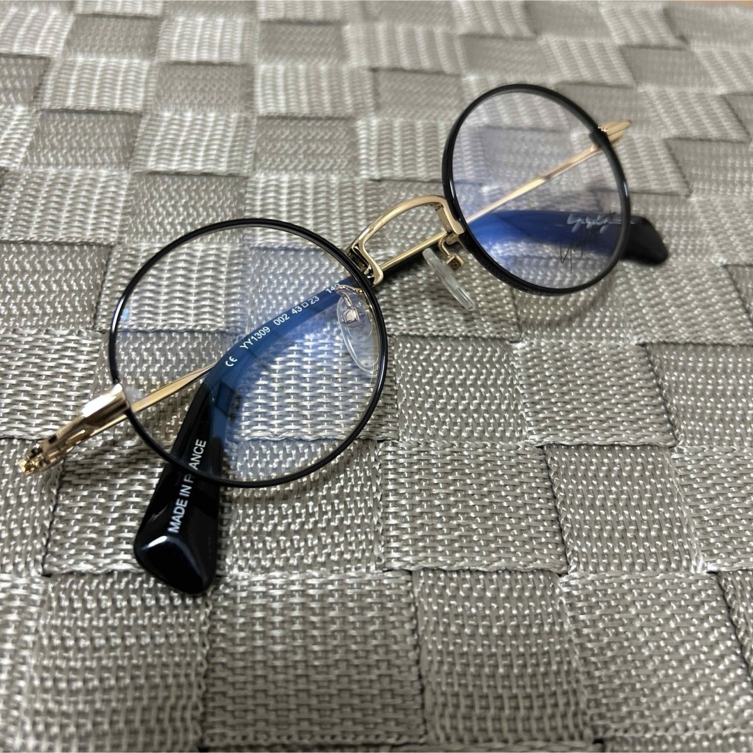 Yohji Yamamoto - ヨウジヤマモト 丸渕 金黒フレームメガネの Yohji Yamamoto - ヨウジヤマモト 丸渕 金黒フレームメガネの