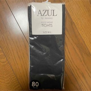 アズールバイマウジー(AZUL by moussy)の【新品】AZUL タイツ 80デニール  M-L(タイツ/ストッキング)