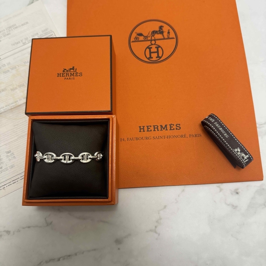 Hermes(エルメス)のエルメス　HERMES シェーヌダンクル　バングル　ブレスレット　ST レディースのアクセサリー(ブレスレット/バングル)の商品写真