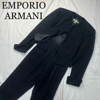 Emporio Armani - EMPORIO ARMANI セット 黒 40サイズ ノーカラー