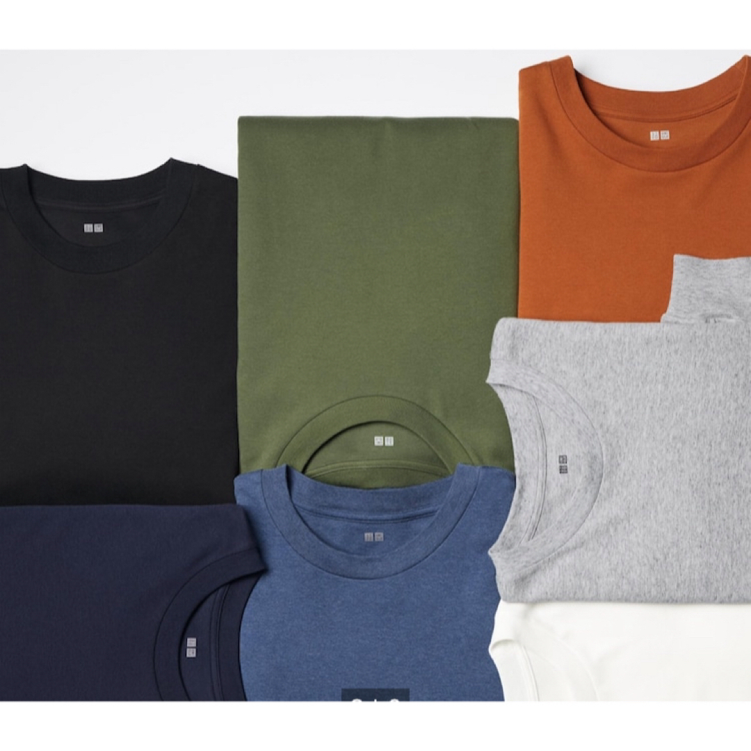 UNIQLO(ユニクロ)のユニクロソフトタッチクルーネックTシャツS メンズのトップス(Tシャツ/カットソー(七分/長袖))の商品写真