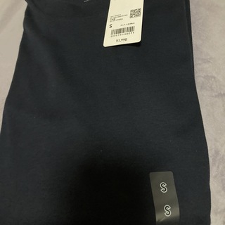 ユニクロ(UNIQLO)のユニクロソフトタッチクルーネックTシャツS(Tシャツ/カットソー(七分/長袖))