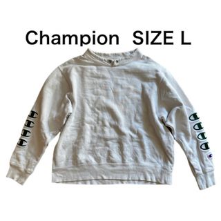 チャンピオン(Champion)のChampion チャンピオン プルオーバー スウェット トレーナー ワッペンL(スウェット)