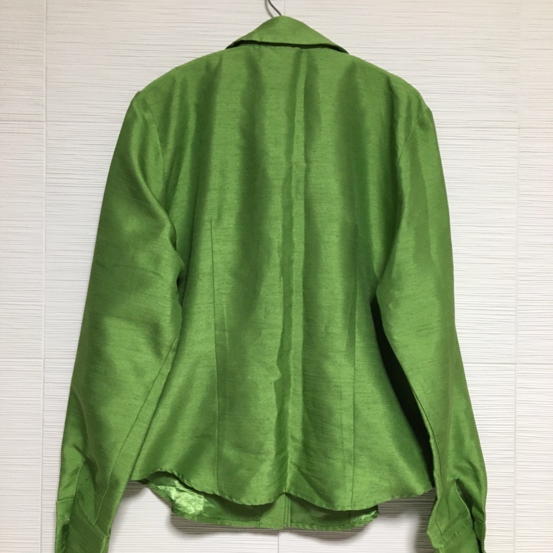 TakeLimited　シャツ　ブラウス　グリーン　緑　レディース　春秋 レディースのトップス(シャツ/ブラウス(長袖/七分))の商品写真