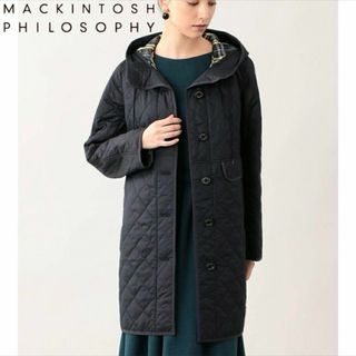 マッキントッシュフィロソフィー(MACKINTOSH PHILOSOPHY)の■ MACKINTOSH PHILOSOPHY フードキルティングコート(ロングコート)