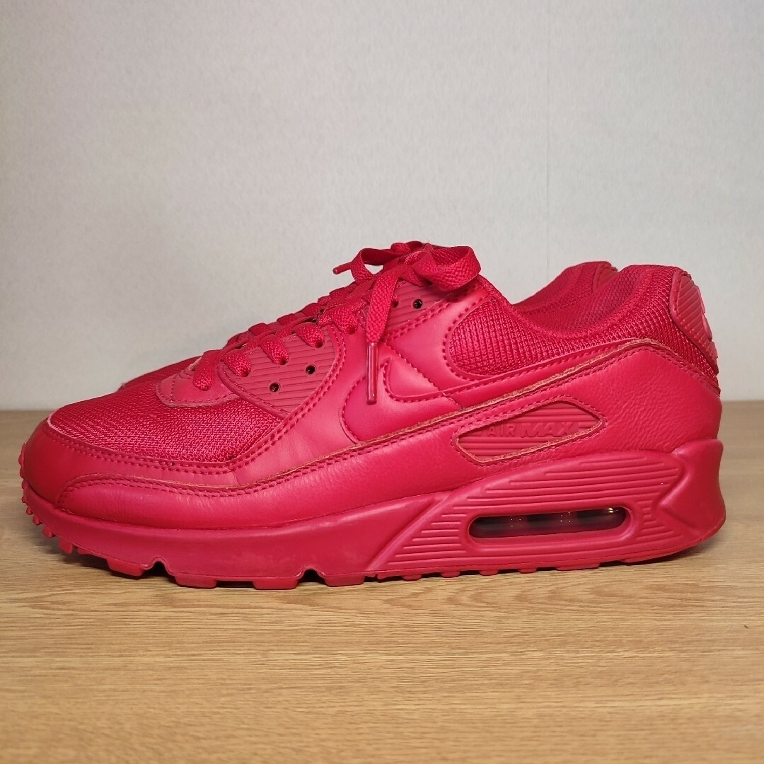 NIKE(ナイキ)の美品 大人気 NIKE AIR MAX 90 "ALL RED" 27.5 メンズの靴/シューズ(スニーカー)の商品写真