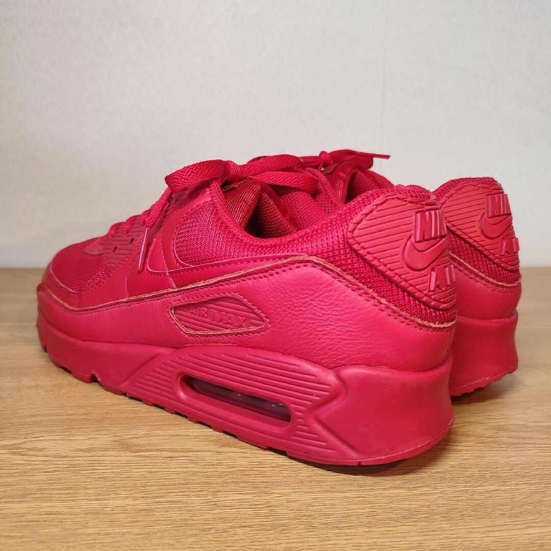 NIKE(ナイキ)の美品 大人気 NIKE AIR MAX 90 "ALL RED" 27.5 メンズの靴/シューズ(スニーカー)の商品写真