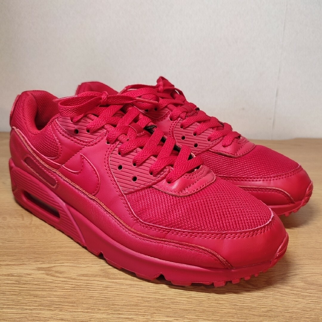 NIKE(ナイキ)の美品 大人気 NIKE AIR MAX 90 "ALL RED" 27.5 メンズの靴/シューズ(スニーカー)の商品写真