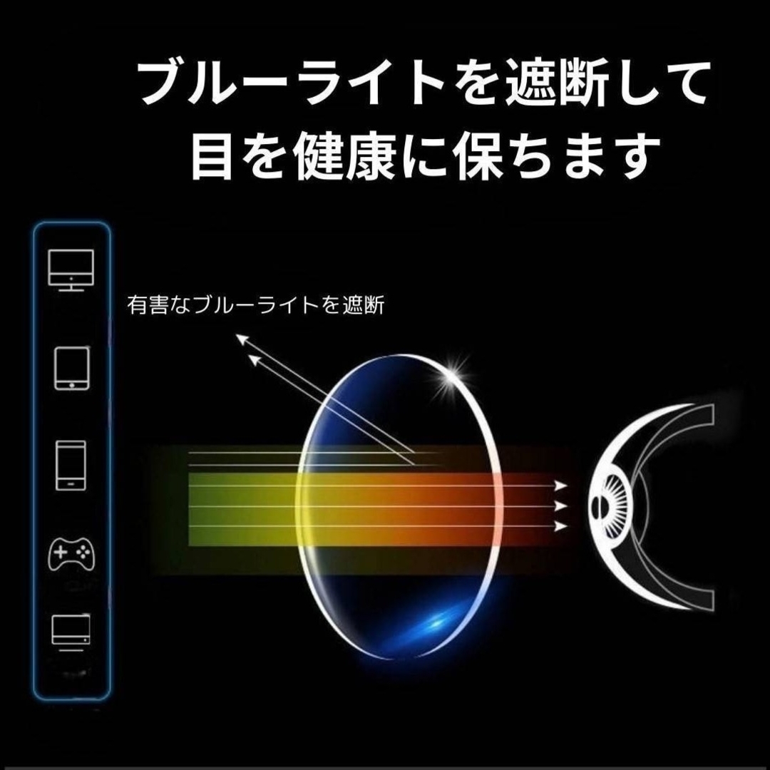 老眼鏡　遠近両用　シニアグラス　ブルーライトカット　おしゃれ　累進多焦点　1.5 レディースのファッション小物(サングラス/メガネ)の商品写真