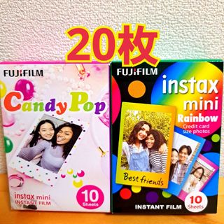 フジフイルム(富士フイルム)のFUJIFILM instax mini チェキ用フィルム 　フイルム　20枚(その他)