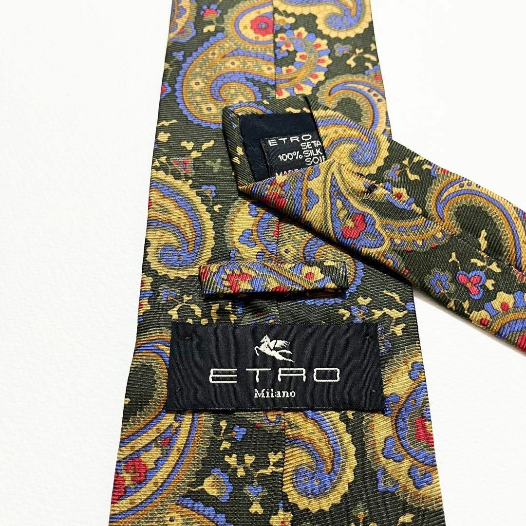 ETRO(エトロ)の【美品】ETRO エトロ ネクタイ ペイズリー柄 シルク イタリア製 メンズのファッション小物(ネクタイ)の商品写真