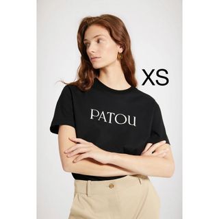 Patou パトゥ　ブラック　xs(Tシャツ(半袖/袖なし))