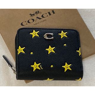 コーチ(COACH)の新品　COACH コーチ 二つ折り財布　星　スター　ビルフォールドウォレット(財布)