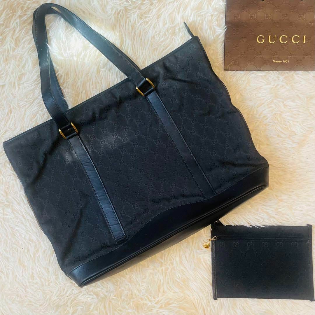 Gucci(グッチ)のGUCCI ハンド トートバッグ 大容量 ポーチ レディースのバッグ(トートバッグ)の商品写真